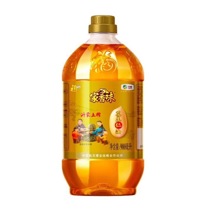 福临门 沂蒙土榨花生仁油900ml